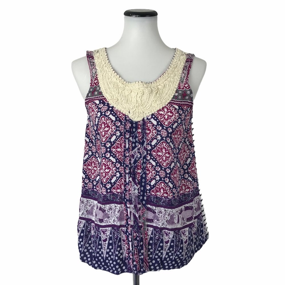 Tiny Anthropologie Printed Tank Top #143